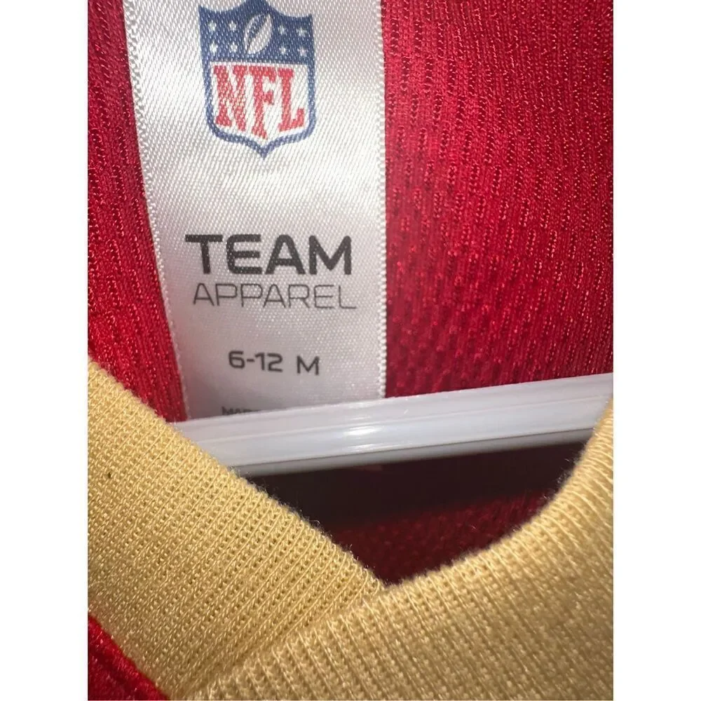 San Francisco 49ers Baby Boys Girls Dazzle Bodysuit NFL team apparel 6-9 Months